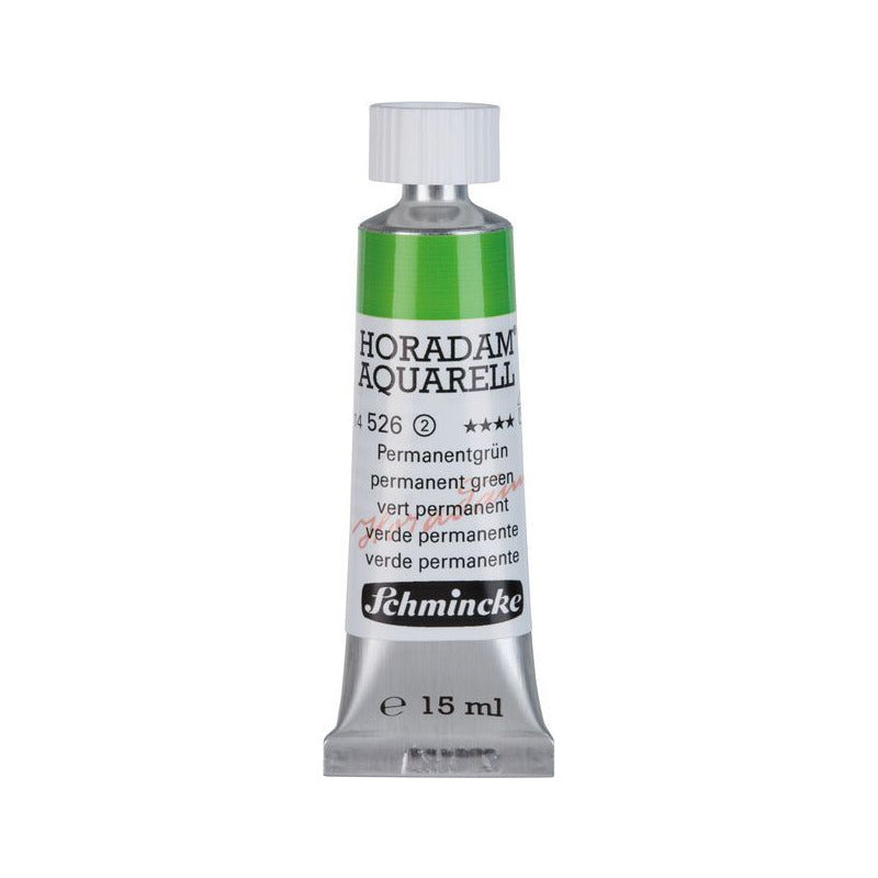 Schmincke Horadam akvarel boja u tubi 15 ml - Onetz – 526 Permanentna zelena