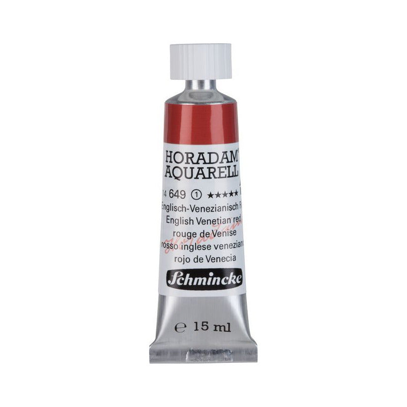 Schmincke Horadam akvarel boja u tubi 15 ml - Onetz – 649 Englesko venecijansko crvena