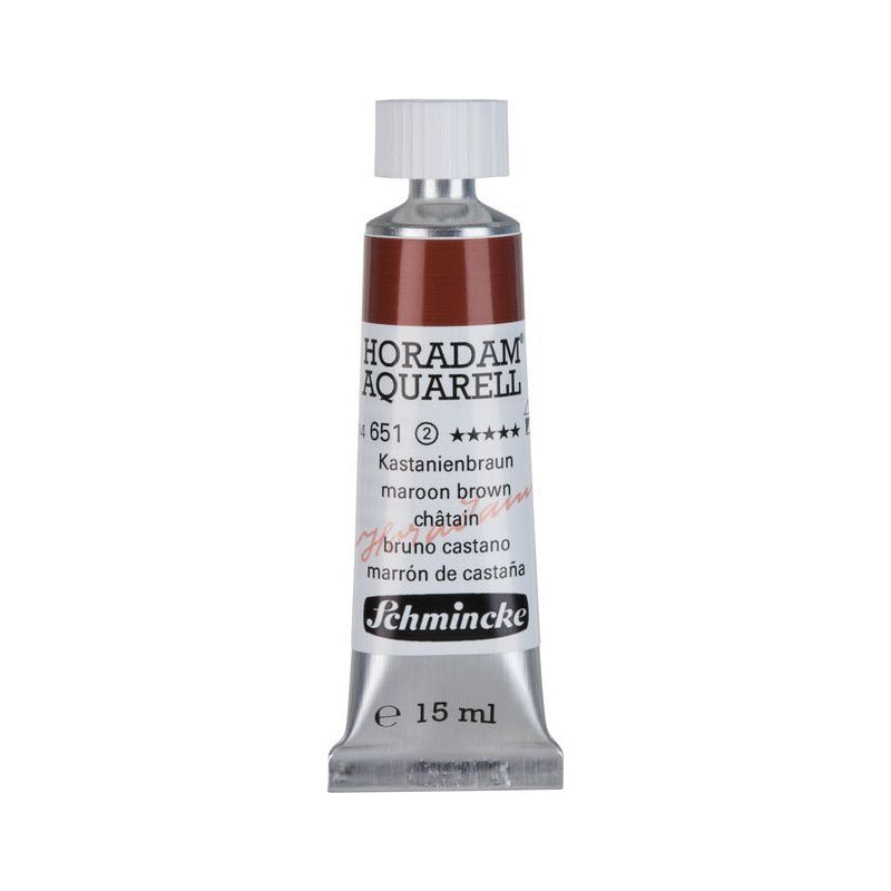 Schmincke Horadam akvarel boja u tubi 15 ml - Onetz – 651 Kestenjasto smeđa