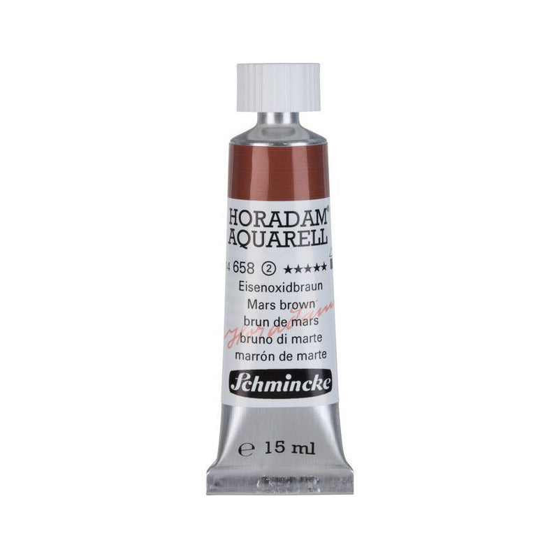 Schmincke Horadam akvarel boja u tubi 15 ml - Onetz – 658 Mars smeđa