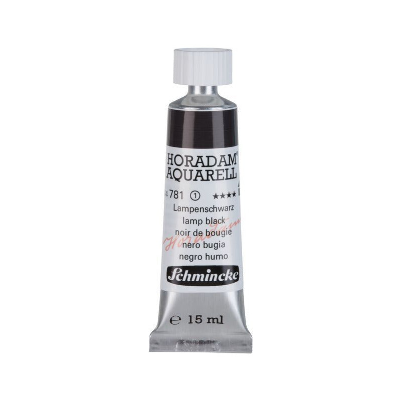 Schmincke Horadam akvarel boja u tubi 15 ml - Onetz – 781 Lampa crna