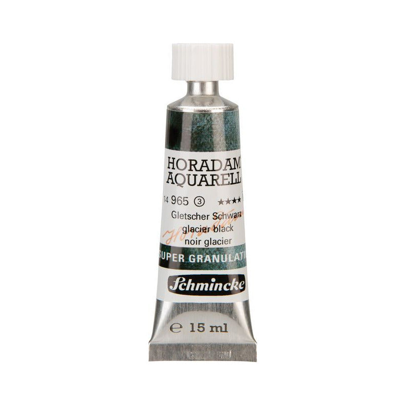 Schmincke Horadam akvarel boja u tubi 15 ml - Onetz – 965 Glečersko crna