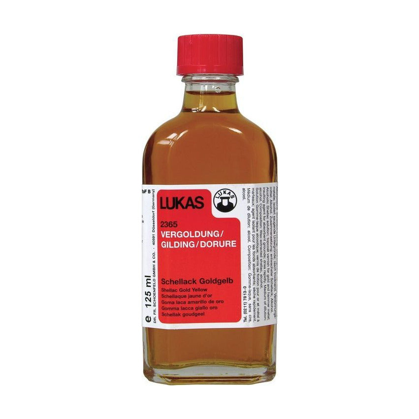 Šelak rastvor LUKAS Shellac Solution zlatno žuti 125 ml