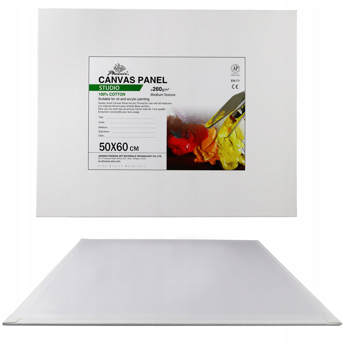 Šepsirano platno na kartonu Phoenix 50 x 60 cm – 5 kom