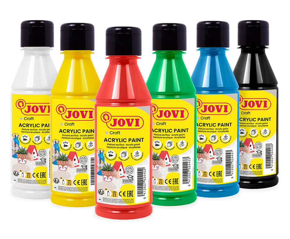 Set akrilnih boja JOVI Jovidecor 6 x 250 ml varijanta A