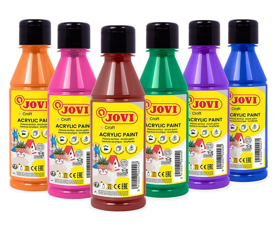Set akrilnih boja JOVI Jovidecor 6 x 250 ml – varijanta B