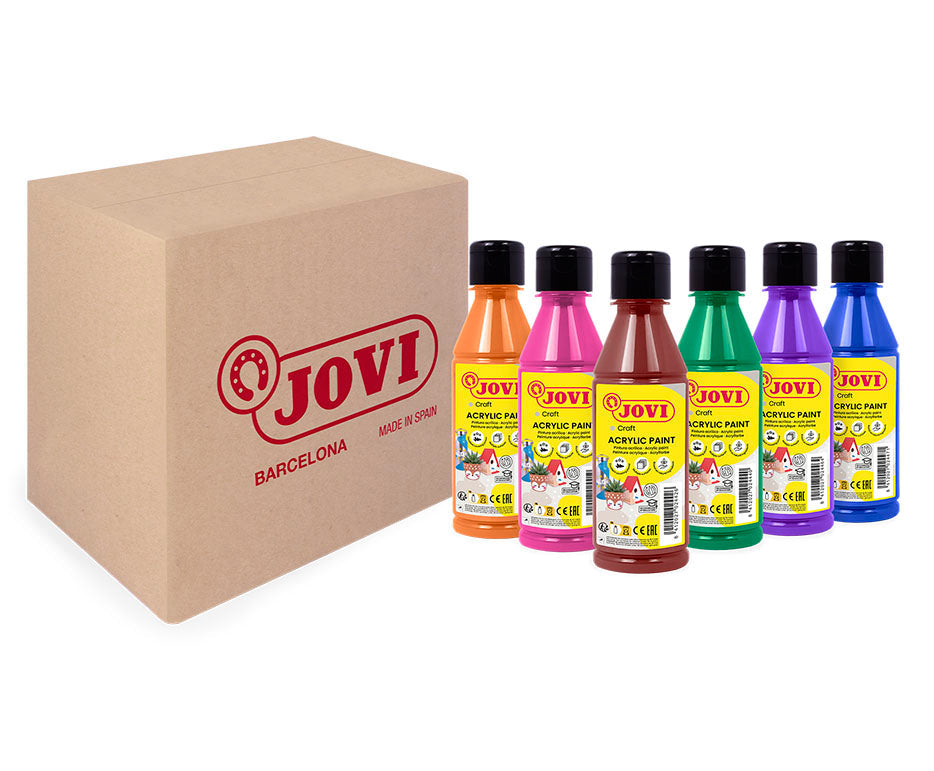 Set akrilnih boja JOVI Jovidecor 6 x 250 ml – varijanta B