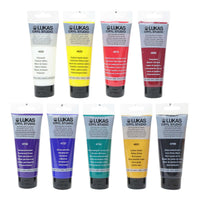 Set akrilnih boja LUKAS Cryl Studio 9 x 100 ml