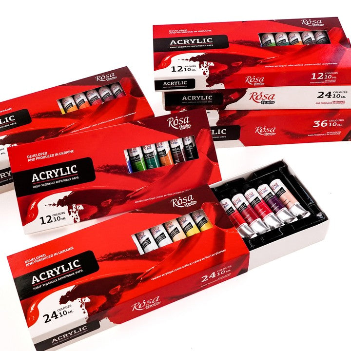 Set akrilnih boja ROSA STUDIO | 12x10 ml — slika 4