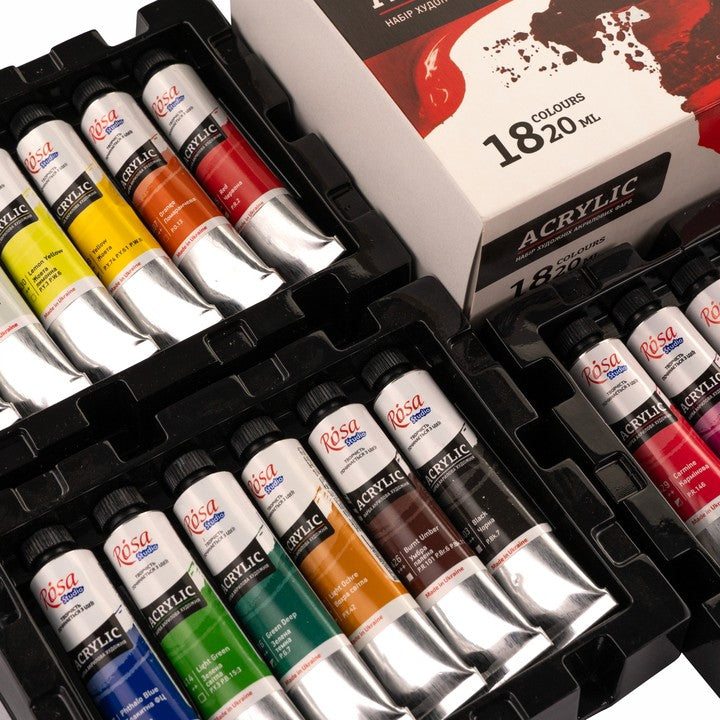 Set akrilnih boja ROSA STUDIO | 18x20 ml — slika 4