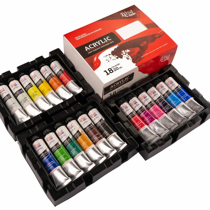 Set akrilnih boja ROSA STUDIO | 18x20 ml — slika 5