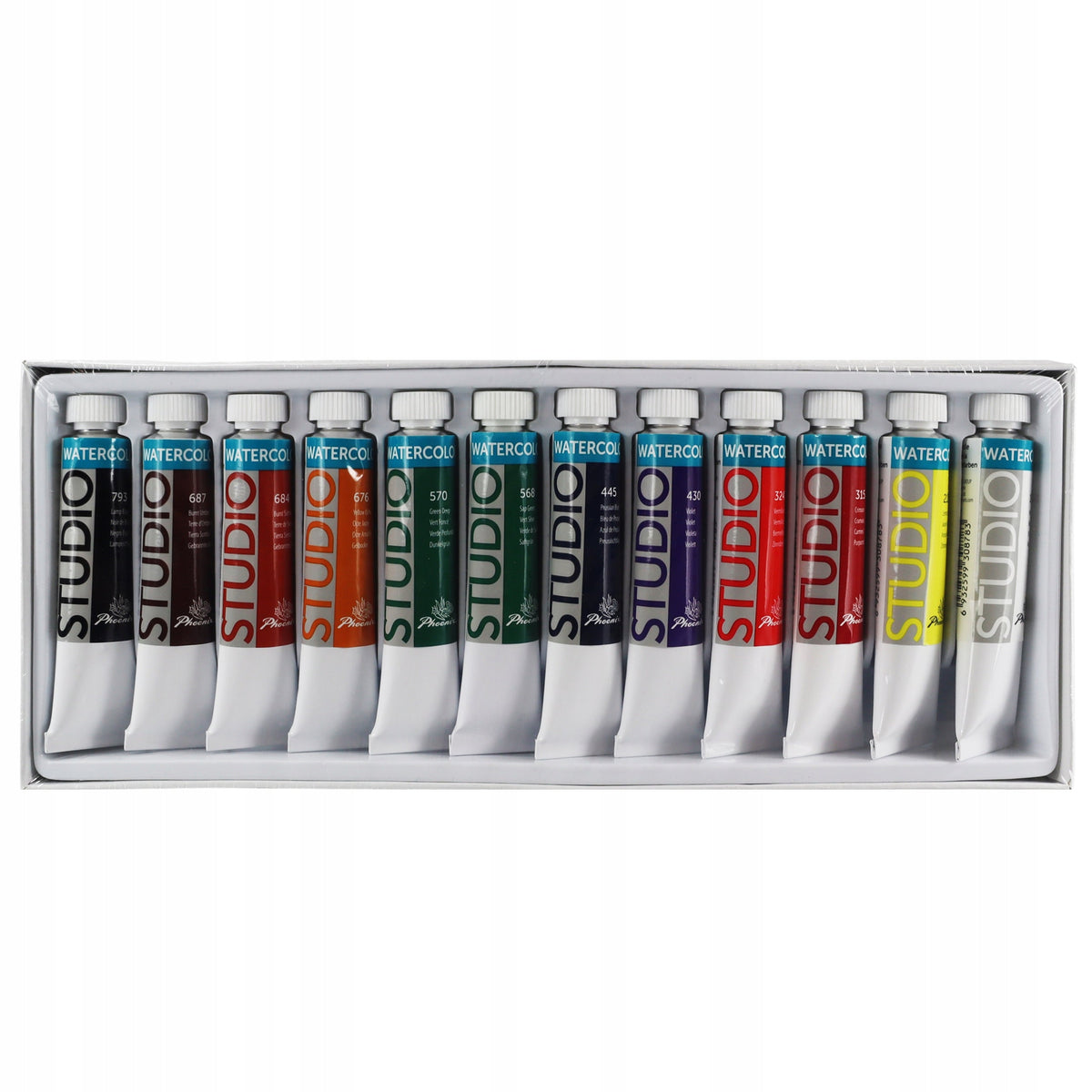 Set akvarel boja Phoenix, 12–24 x 12 ml