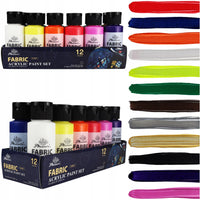 Set boja za tekstil Phoenix 12–24 x 59 ml