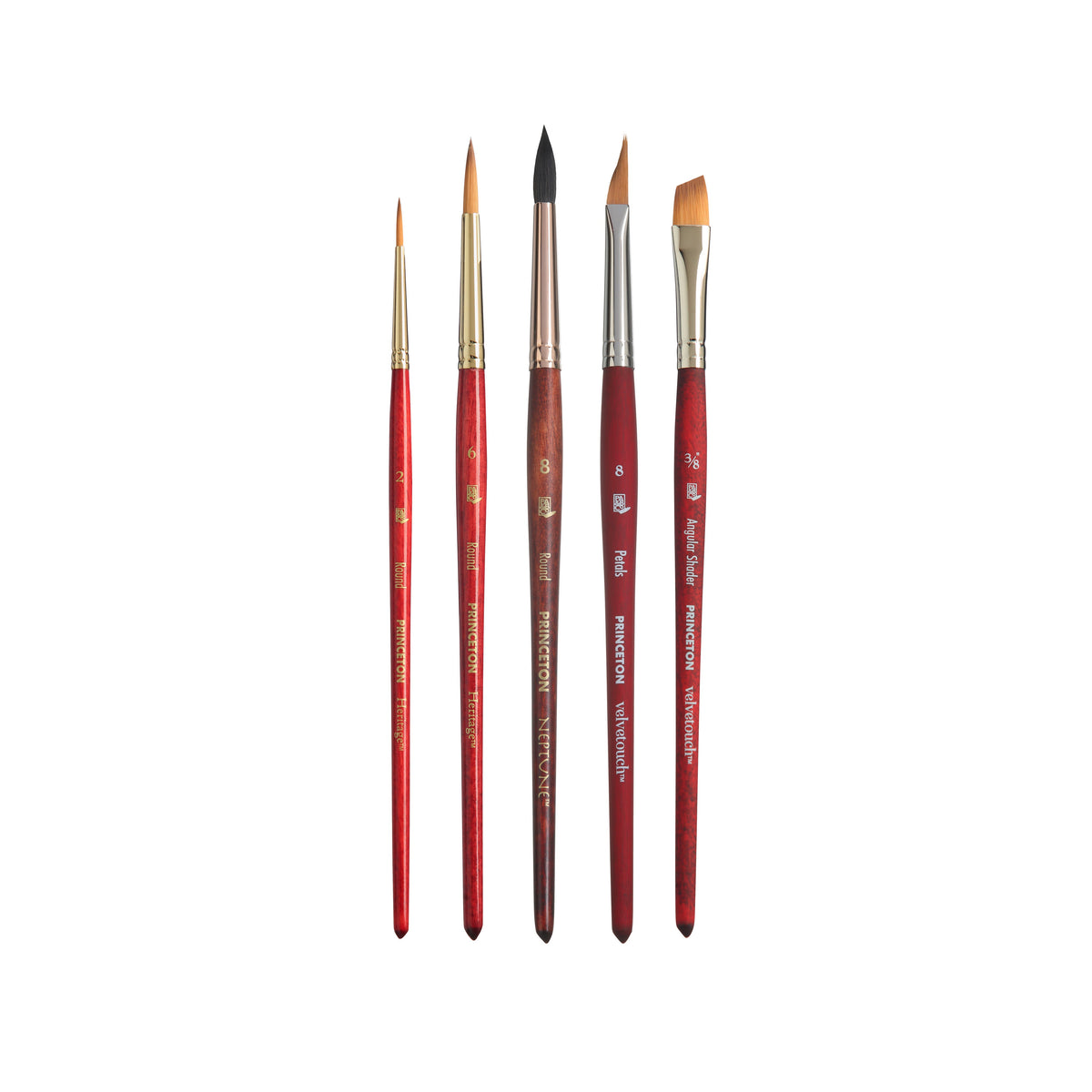 Set četkica Princeton Watercolor Floral – 5-delni set