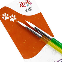 Set četkica ROSA Kids 2 kom. sintetičke | okrugle br. 6, 8 — slika 2