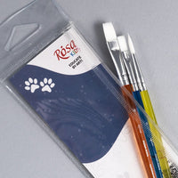 Set četkica ROSA Kids 3 kom. sintetičkih | okrugla br. 6, ravna br. 6, 10 — slika 4