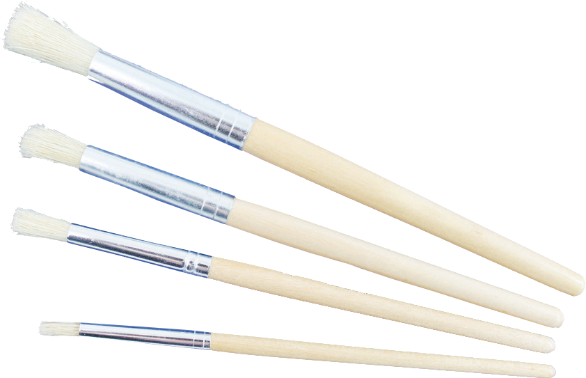 Set četkica za šablone Pentart, 4 kom