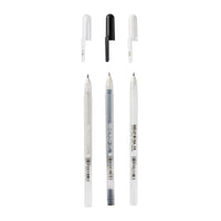 Set gel olovaka SAKURA Gelly - 3-delni (providna, crna, bela)