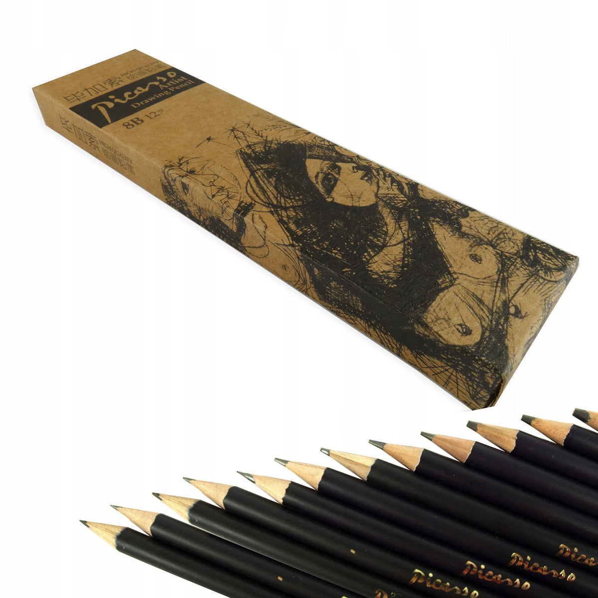 Set grafitnih olovaka Phoenix H – 12 komada