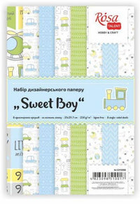 Set papira za scrapbooking Sweet Boy 21 x 29.7 cm | Artmie