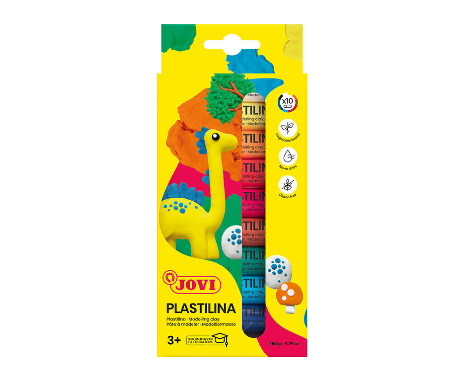 Set plastelina JOVI na biljnoj bazi 10 x 15 g