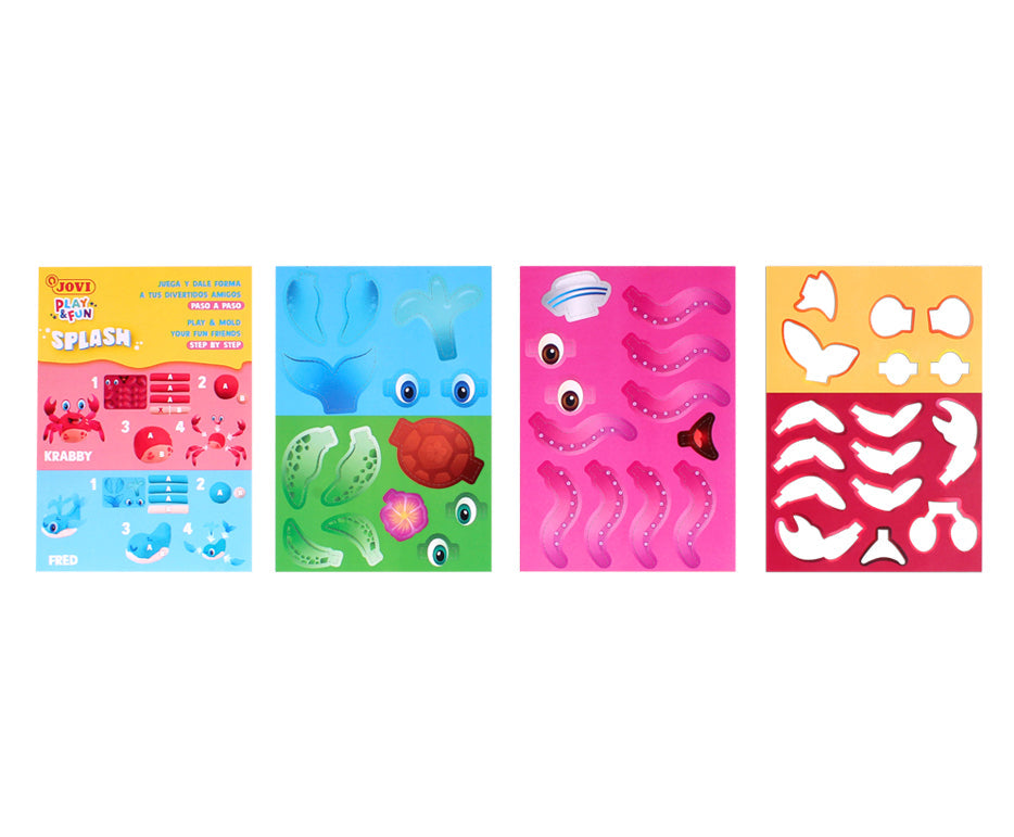 Set plastelina JOVI Play&Fun Splash 360 g u koferčetu