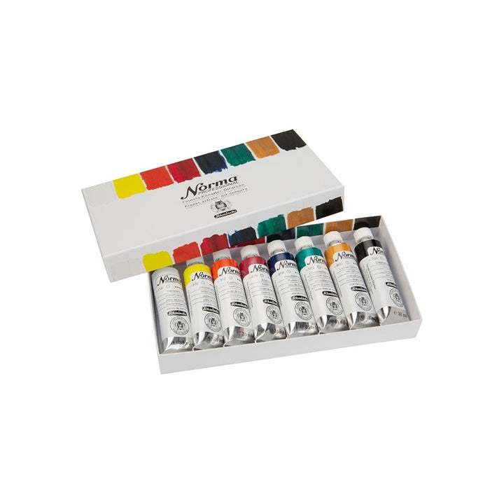 Set profesionalnih uljanih boja u tubama Schmincke Norma Professional 8 x 35 ml | Artmie