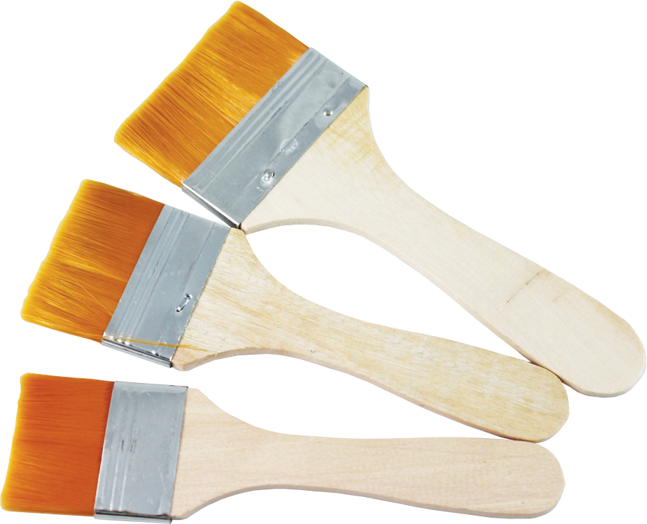 Set ravnih četkica Pentart - veličine 6, 8, 10