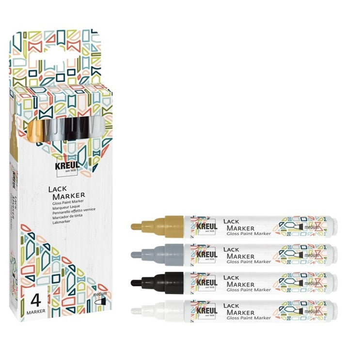 Set sjajnih lak-markera Kreul 4 kom. | Artmie