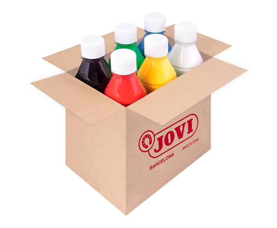 Set tečnih tempera JOVI Premium 6 x 250 ml – varijanta A