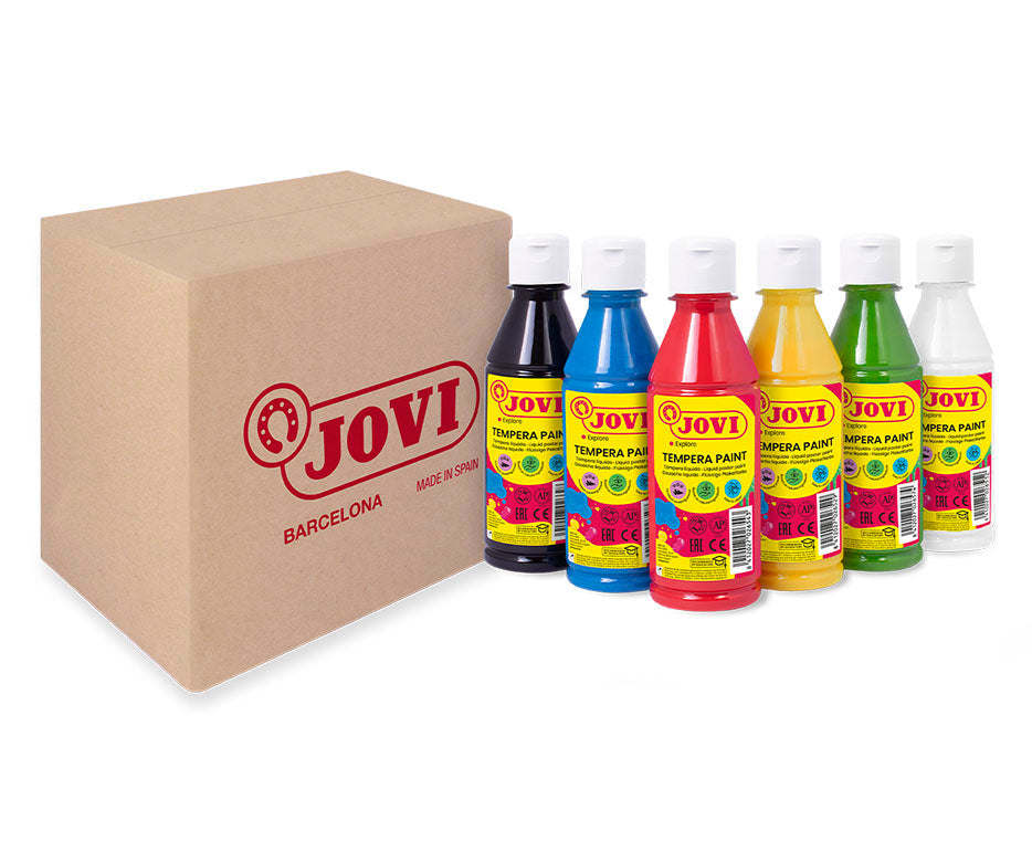 Set tečnih tempera JOVI Premium 6 x 250 ml – varijanta A