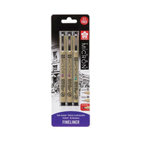 Set tehničkih olovaka Sakura Pigma Micron - 3 kom