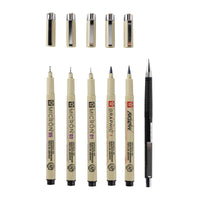 Set tehničkih pera Sakura Pigma Micron Manga 6 kom crna