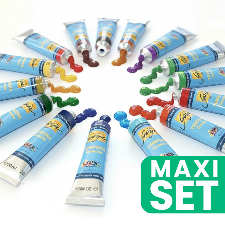 Set tempera boja Solo Goya Retro - 15 nijansi | artmie.pl