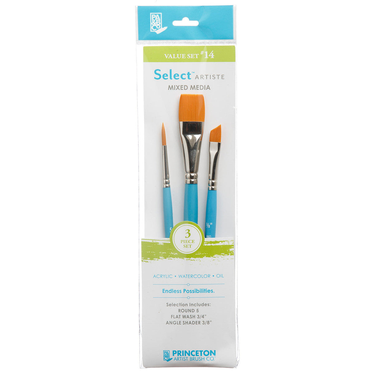 Set univerzalnih četkica PRINCETON Select 3 – 6 delova