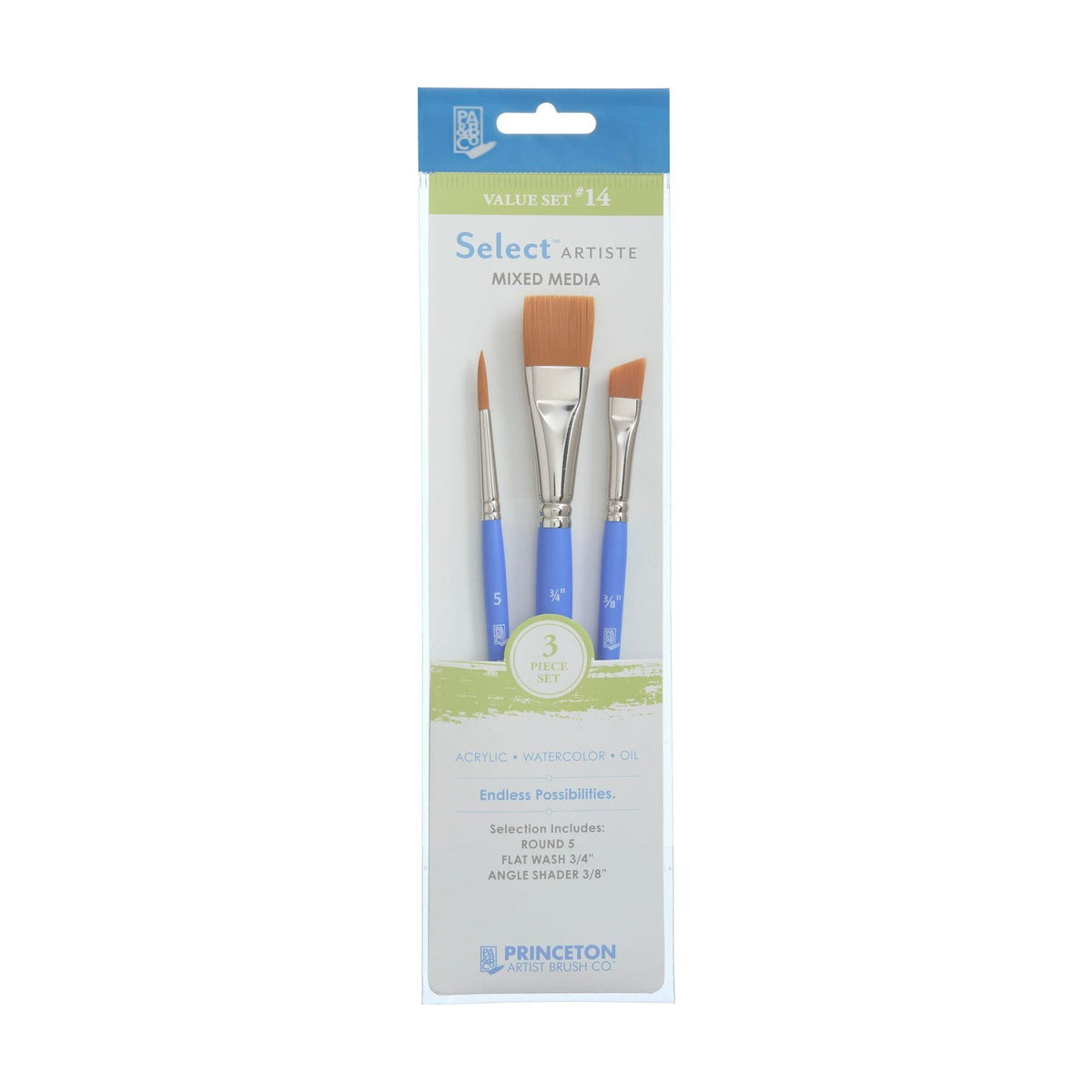 Set univerzalnih četkica PRINCETON Select 3 – 6 delova