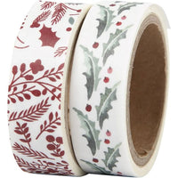 Set washi traka Holly and branches