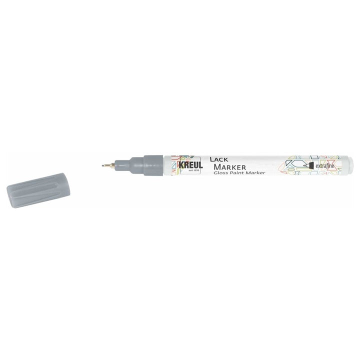 Sjajni lak marker Kreul extrafine | različite nijanse - srebrna