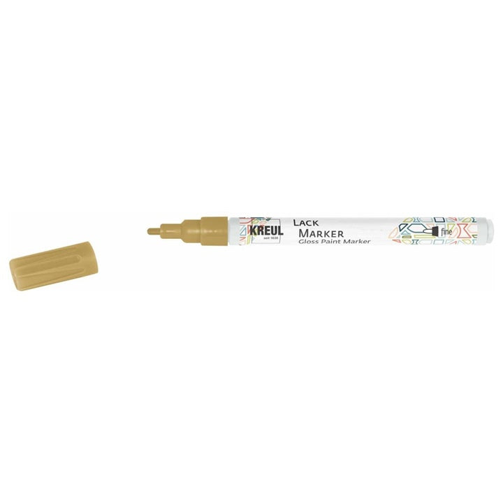 Sjajni lak marker Kreul fine – zlatna