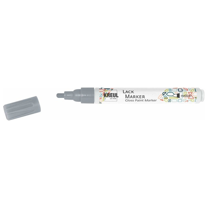 Sjajni lak marker Kreul medium | različite nijanse - srebrna