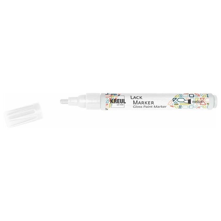 Sjajni lak marker Kreul medium – braon