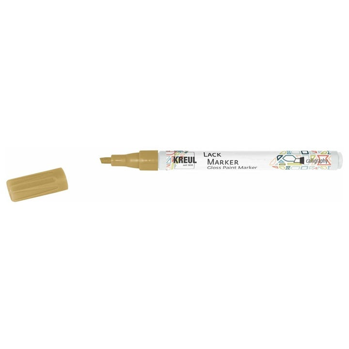 Sjajni lak marker Kreul za kaligrafiju | različite nijanse - zlatna