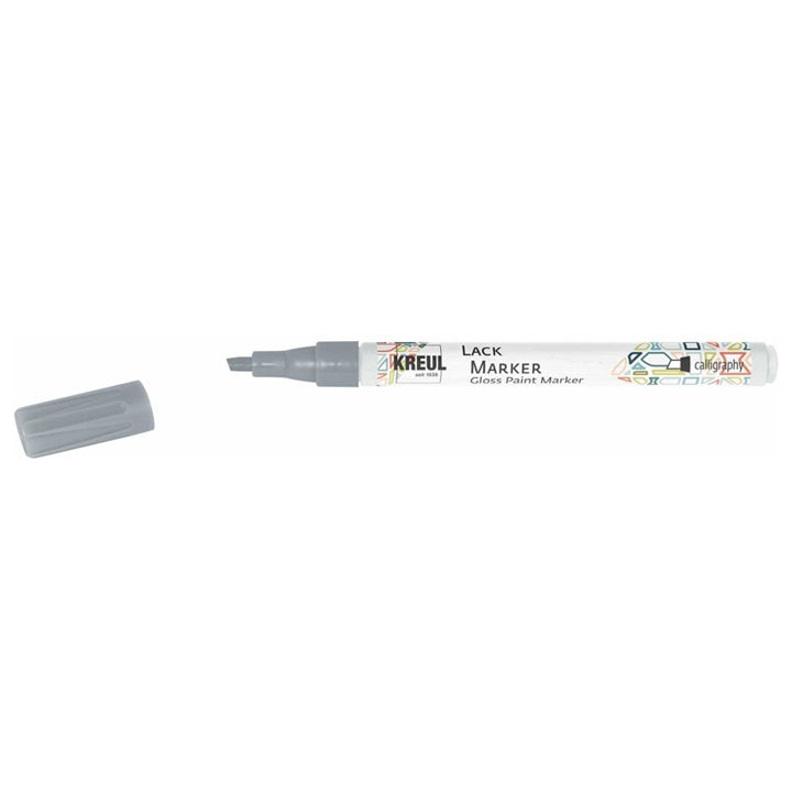 Sjajni lak marker Kreul za kaligrafiju | različite nijanse - srebrna