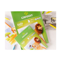 Skicovací blok CANSON Kids 90 g/m² – 30 listov, formati A5 – A4