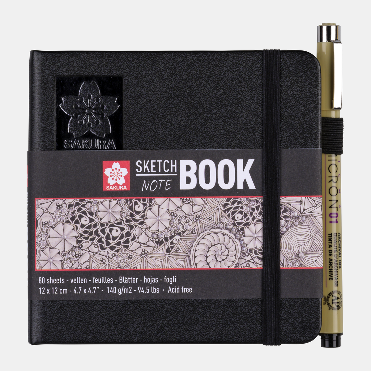 Skicovaći blok SAKURA 140 g/m² – 80 listova, 9 – 21 cm