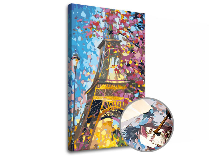 Slikanje po brojevima PREMIUM GOLD – Eiffel Tower | Artmie