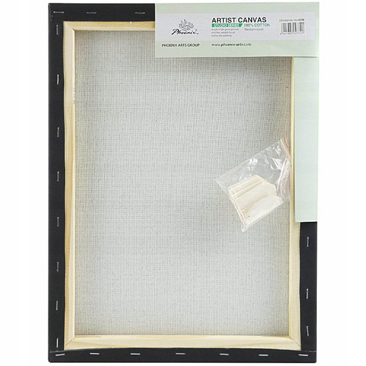 Slikarsko platno na ramu Phoenix, crno, 260 g/m², 20 x 30 do 50 x 70 cm