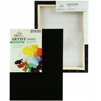 Slikarsko platno na ramu Phoenix, crno, 260 g/m², 20 x 30 do 50 x 70 cm