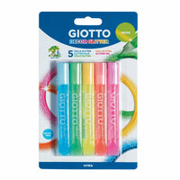 Svetlucavi lepak GIOTTO Glitter Glue neonske boje 5 x 10 g