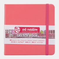 Blok za skiciranje Talens Art Creation Coral 12 x 12 cm, 140 g, 80 listova, tvrdi povez